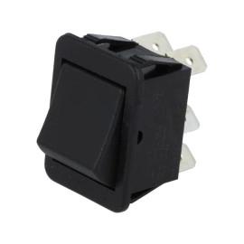 Prekidač vaga ON-OFF 2x3pin 16A 230VAC crni