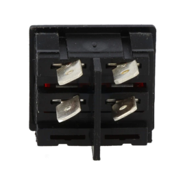 Prekidač vaga ON-OFF 2x2pin 10A 250V crveni s tinj