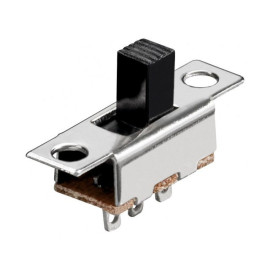 Prekidač klizni ON-OFF 1x3pin 0,1A 150V za šasiju