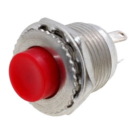 Taster potisni 125V 3A crveni NO+NC