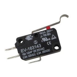 Prekidač mikro 250V 16A s polugom 25mm EV163143