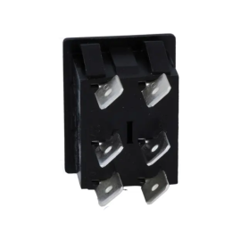 Taster vaga ON-OFF-ON 2x3pin 250V 16A; Bulgin