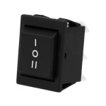 Taster vaga ON-OFF-ON 2x3pin 250V 16A; Bulgin