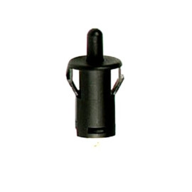 Taster potisni 250V 2A crni - - - - -