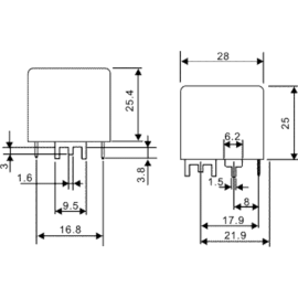 Relej auto 24VDC / 70-80A