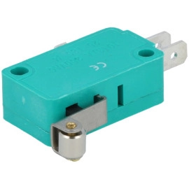 Prekidač mikro 10A 250V + kotačić-poluga 12mm