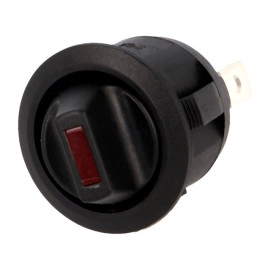 Prekidač KIP ON-OFF 1x2pin 12VDC 20A s tinj. crven