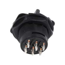 Prekidač KIP ON-ON 1x3pin (2x) 250VAC 6A crni