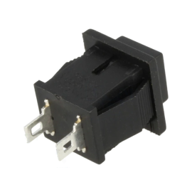 Taster potisni otvoreni 250V 1A 11x12mm crni