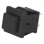 Taster potisni zatoreni 250V 1A 11x12mm crni