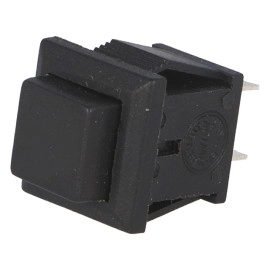 Taster potisni zatoreni 250V 1A 11x12mm crni
