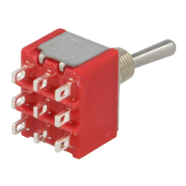 Prekidač KIP ON-OFF-ON 230V 2A 3P3T