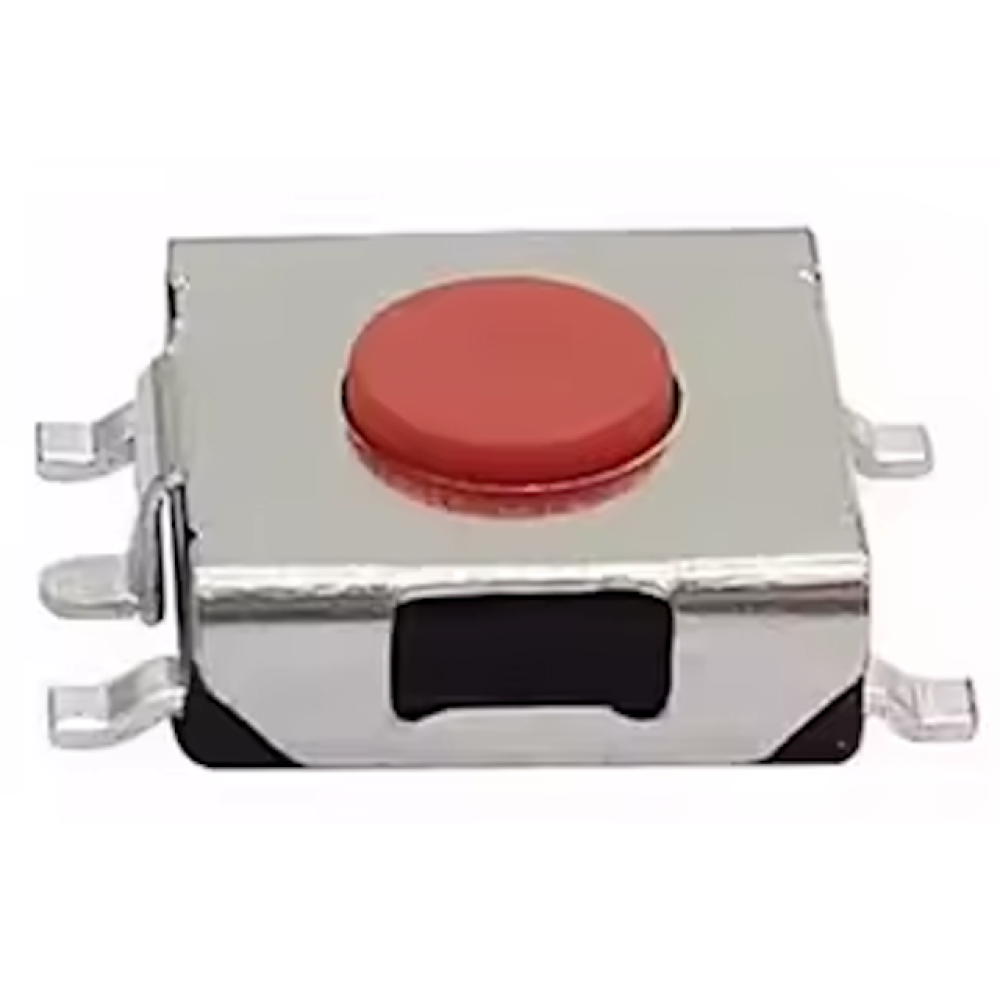 Taster SMD print ležeći 6,2x6,2x2,5mm 12V 0,05A
