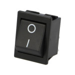 Taster vaga OFF-(ON) 2x2PIN 230V 16A crni; Bulgin
