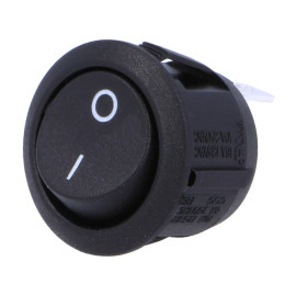 Taster vaga OFF-(ON) 1x2pin 250V 10A crni