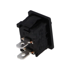 Taster vaga OFF-(ON) 1x2pin 250V 10A crni