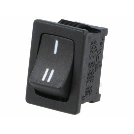 Taster vaga ON-(ON) 1x3pin 250V 10A crni
