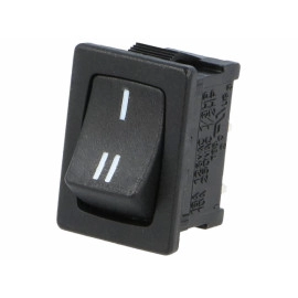 Taster vaga ON-(ON) 1x3pin 250V 10A crni