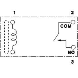 Relej 24VDC 5A 1xU 2880R Fujitsu