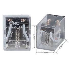 Relej 24VDC 5A/230VAC 2xU; CNC; LY2-24DC