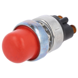 Taster potisni 12VDC 60A crveni NO okrugli IP40