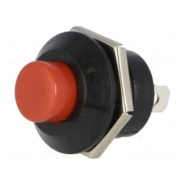 Taster potisni 12VDC 10A crveni NO okrugli IP40