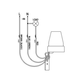 Luxomat 10A / 230VAC, 5-300lux