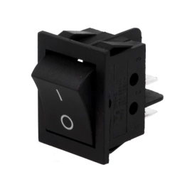Prekidač vaga ON-OFF 2x2pin 15A 230V crni