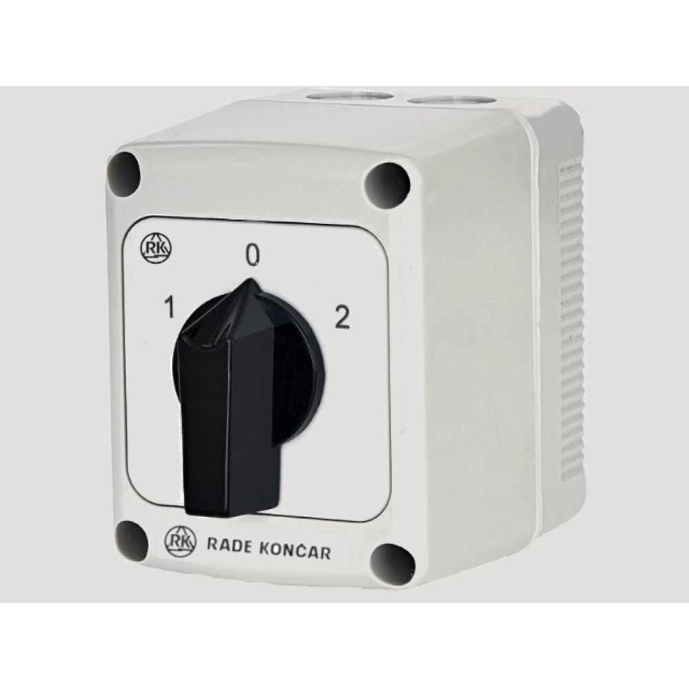 Sklopka grebenasta 1-0-2 PNBS 16 53 20A 5kW 3-pol Sklopka grebenasta 1-0-2 PNBS 16 53 20A 5kW 3-pol