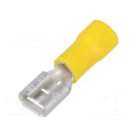 Stopica natična 6,3x0,8 4-6mm2 izolirana