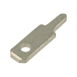 Lemna ušica 2,8x0,8mm posrebrena   - - - - -