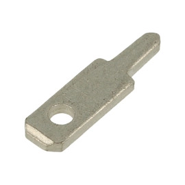 Lemna ušica 2,8x0,8mm posrebrena   - - - - -