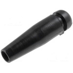 Uvodnica za kabel fi 4,5mm plastična crna 