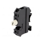 Kućište osigurača 5x20 za šinu 16mm2; 800V 10A