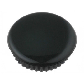 Poklopac 13mm za dugme potenciometra; crni- - - - 