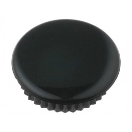 Poklopac 13mm za dugme potenciometra; crni- - - - 