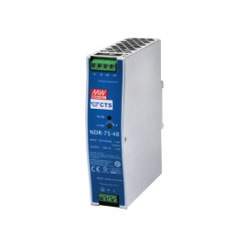 Napajanje 230VAC/48VDC 75W 1,6A NDR75-48 za šinu