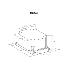 Modul pojačalo 40W 8-16VDC M034N Kemo