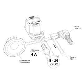 Modul pojačalo 40W 8-16VDC M034N Kemo