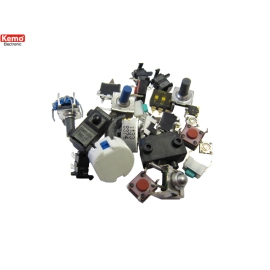 Set mini prekidača i tastera 30kom S104 Kemo