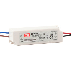 Napajanje 230VAC/12VDC 20W 1,67A IP67 LPV-20-12 MW