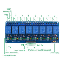 Modul - Relej 5V 10A - 8kom