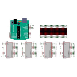 Modul - LED displej 32x8 MAX7219