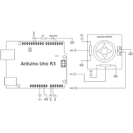 Modul - Joystick 2-osi X/Y + taster