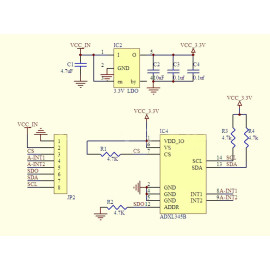 Modul - Akceleometar 3-osi ADXL345