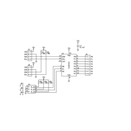 Modul - PCF8574T 8-bit I/O expander I2C
