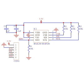 Modul - Senzor tlaka zraka BMP280-3.3