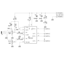 Modul - Pojačalo TDA7297 2x15W