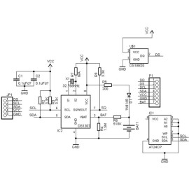 Modul - Real Time Clock DS1307 + AT24C32