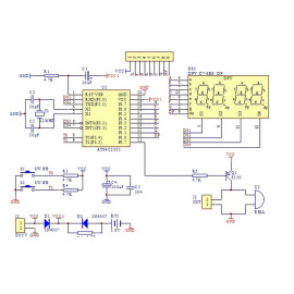 Kit digitalni sat sa 89C2051